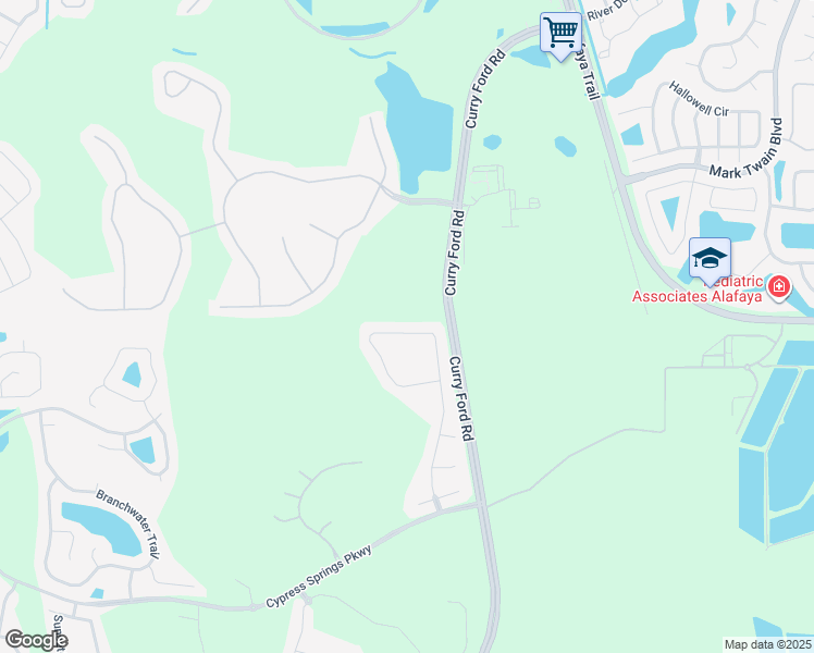 map of restaurants, bars, coffee shops, grocery stores, and more near 1532 Amaryllis Circle in Orlando