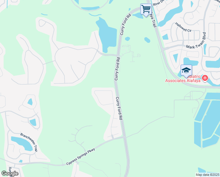 map of restaurants, bars, coffee shops, grocery stores, and more near 1581 Amaryllis Circle in Orlando
