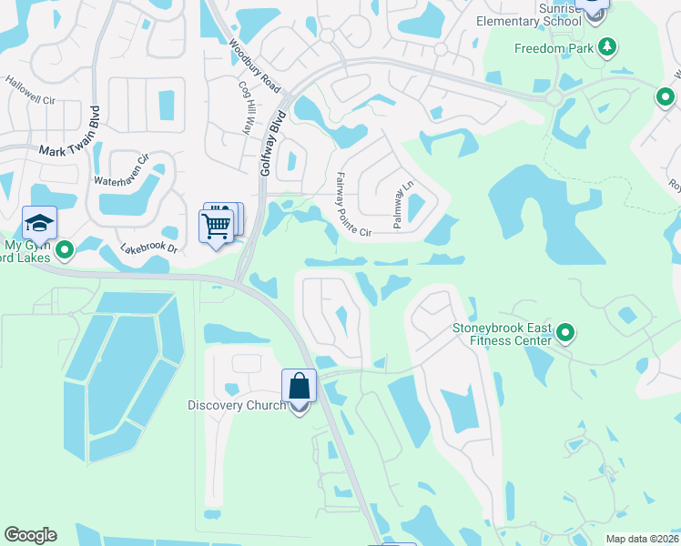 map of restaurants, bars, coffee shops, grocery stores, and more near 2144 Stone Cross Circle in Orlando