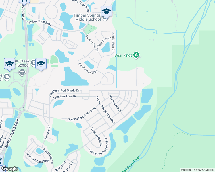 map of restaurants, bars, coffee shops, grocery stores, and more near 16350 Deer Chase Loop in Orlando