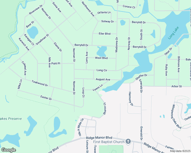 map of restaurants, bars, coffee shops, grocery stores, and more near 33469 August Avenue in Webster