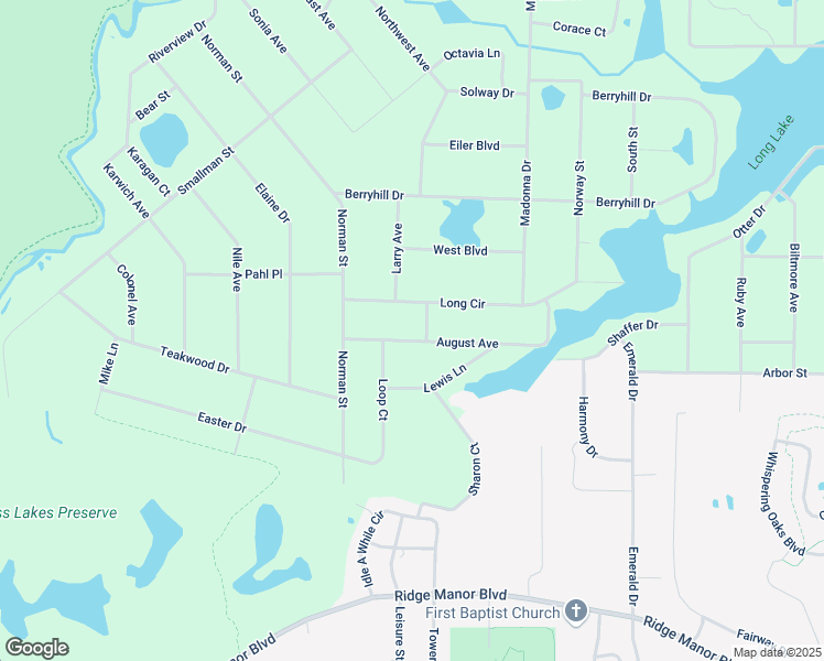 map of restaurants, bars, coffee shops, grocery stores, and more near 33469 August Avenue in Webster