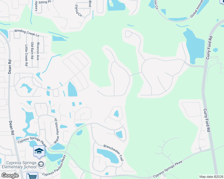 map of restaurants, bars, coffee shops, grocery stores, and more near 10439 Willow Ridge Loop in Orlando