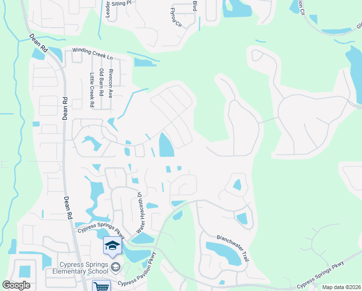 map of restaurants, bars, coffee shops, grocery stores, and more near 10618 Cabbage Tree Loop in Orlando