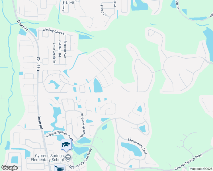 map of restaurants, bars, coffee shops, grocery stores, and more near 10618 Cabbage Tree Loop in Orlando