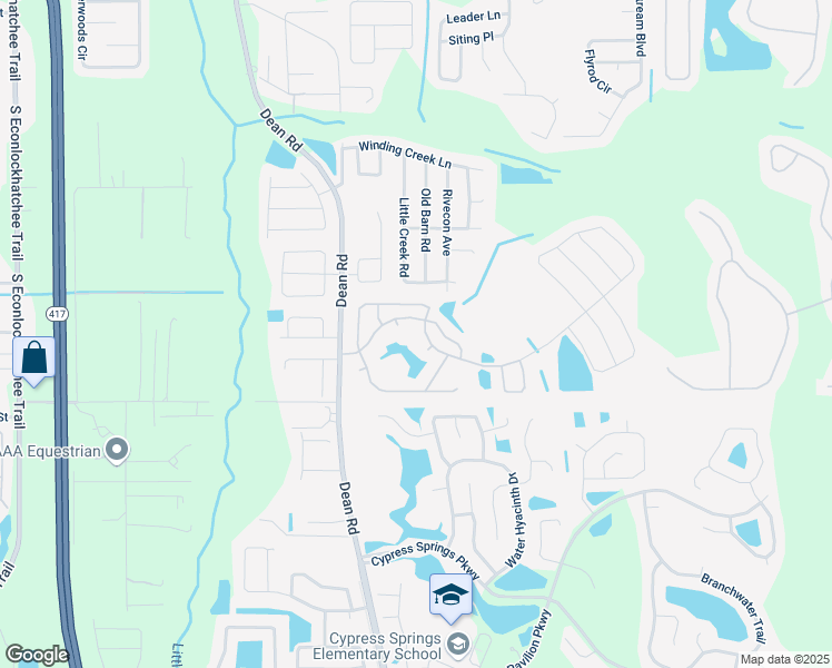 map of restaurants, bars, coffee shops, grocery stores, and more near 1352 Stearman Court in Orlando