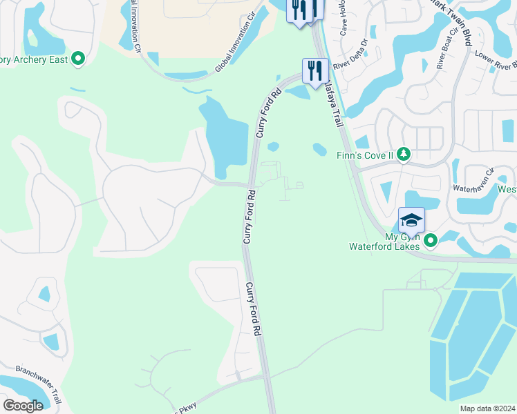 map of restaurants, bars, coffee shops, grocery stores, and more near 11706 Heritage Point Drive in Orlando