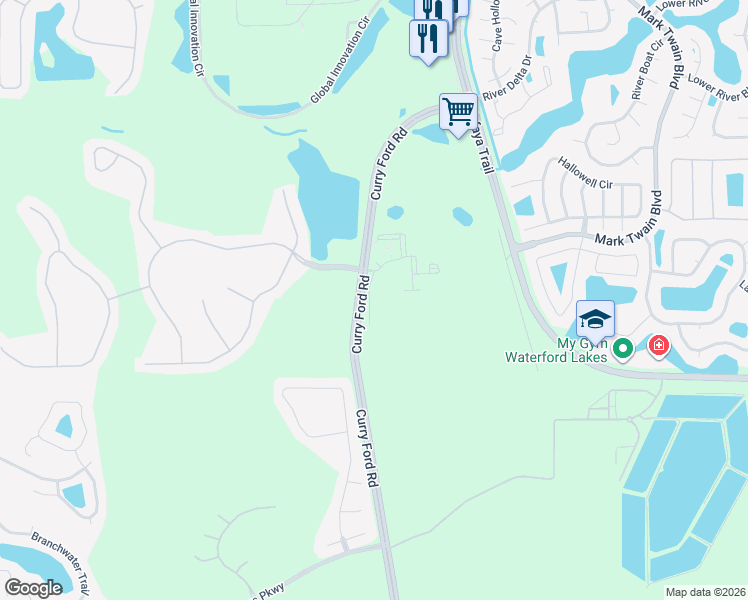 map of restaurants, bars, coffee shops, grocery stores, and more near 11706 Heritage Point Drive in Orlando