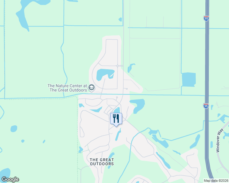 map of restaurants, bars, coffee shops, grocery stores, and more near 193 Harmony Lane in Titusville
