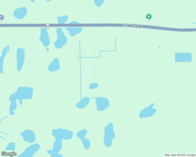 map of restaurants, bars, coffee shops, grocery stores, and more near 1252 Greenbriar Drive in Christmas