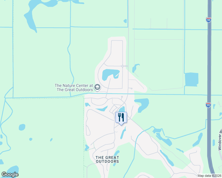 map of restaurants, bars, coffee shops, grocery stores, and more near 193 Harmony Lane in Titusville