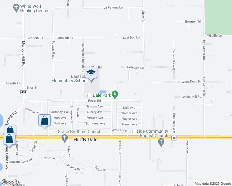 map of restaurants, bars, coffee shops, grocery stores, and more near 6460 Boxwood Street in Brooksville