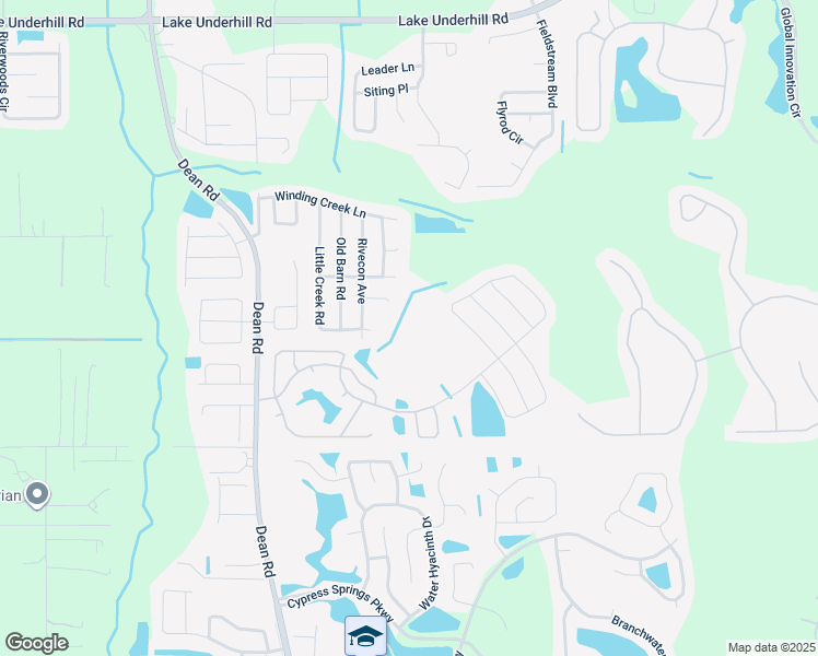 map of restaurants, bars, coffee shops, grocery stores, and more near 1131 Little Creek Road in Orlando