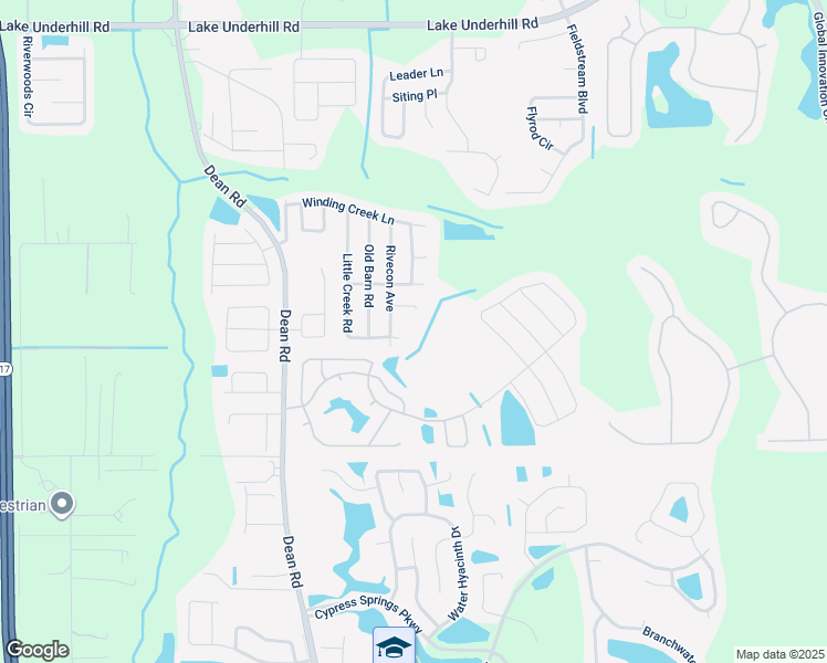 map of restaurants, bars, coffee shops, grocery stores, and more near 1131 Little Creek Road in Orlando