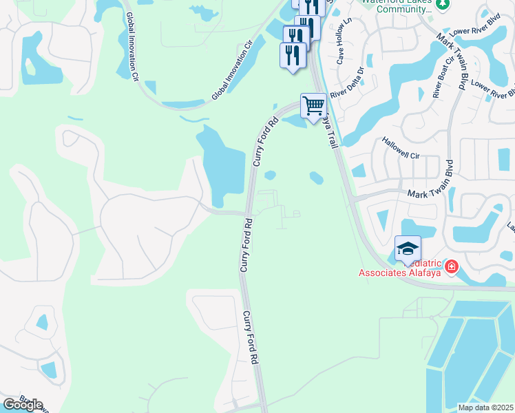 map of restaurants, bars, coffee shops, grocery stores, and more near 11778 Heritage Point Drive in Orlando