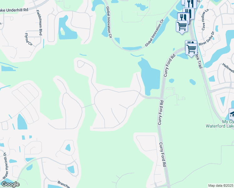 map of restaurants, bars, coffee shops, grocery stores, and more near 10916 Arbor View Boulevard in Orlando