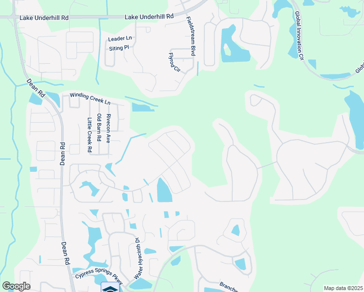 map of restaurants, bars, coffee shops, grocery stores, and more near 10751 Inside Loop in Orlando