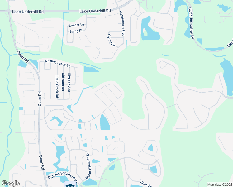 map of restaurants, bars, coffee shops, grocery stores, and more near 10751 Inside Loop in Orlando