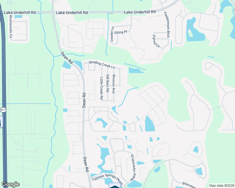 map of restaurants, bars, coffee shops, grocery stores, and more near 10309 Lecon Branch Court in Orlando