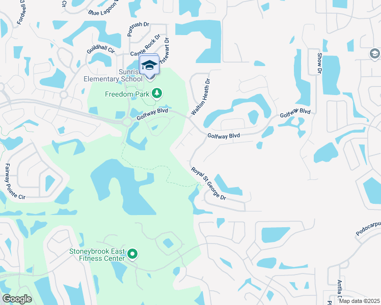 map of restaurants, bars, coffee shops, grocery stores, and more near 14322 Letham Grange Court in Orlando