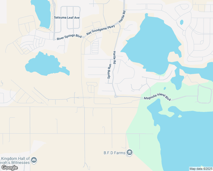 map of restaurants, bars, coffee shops, grocery stores, and more near 16220 Misty Bay Court in Clermont