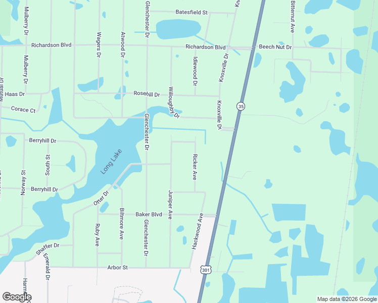 map of restaurants, bars, coffee shops, grocery stores, and more near 35128 Excalibur Road in Webster