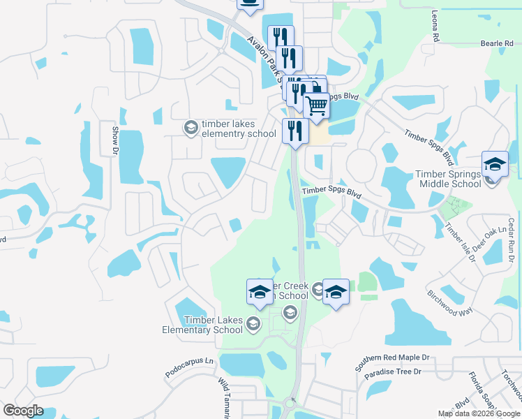 map of restaurants, bars, coffee shops, grocery stores, and more near 14164 Sapphire Bay Circle in Orlando