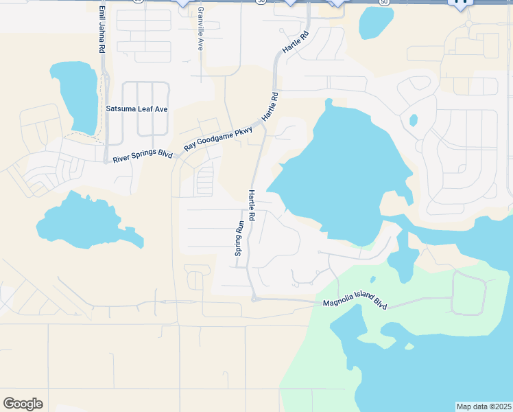 map of restaurants, bars, coffee shops, grocery stores, and more near 16301 Meredrew Lane in Clermont