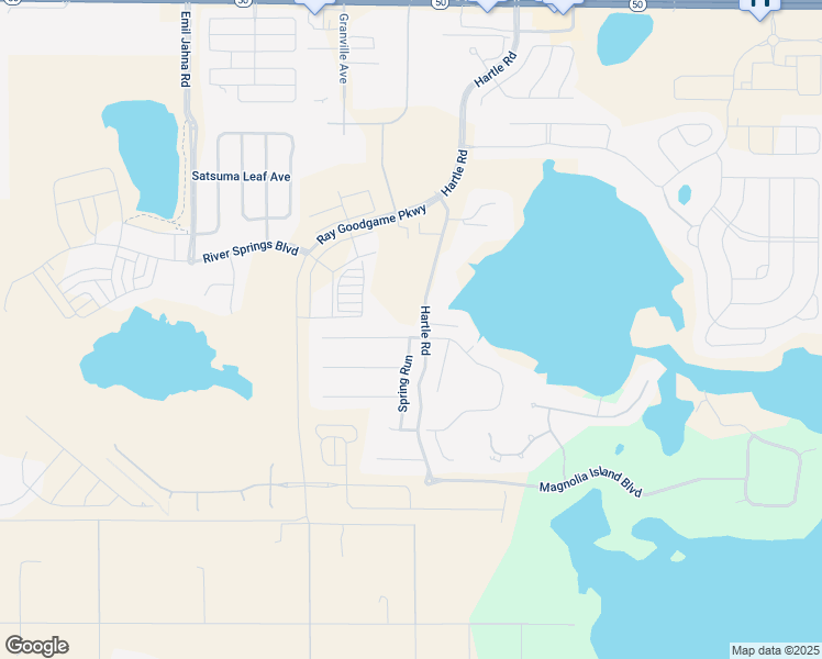 map of restaurants, bars, coffee shops, grocery stores, and more near 12751 Spring Run in Clermont