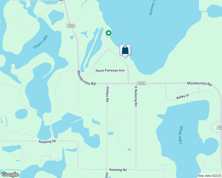 map of restaurants, bars, coffee shops, grocery stores, and more near 12930 Phillips Road in Groveland