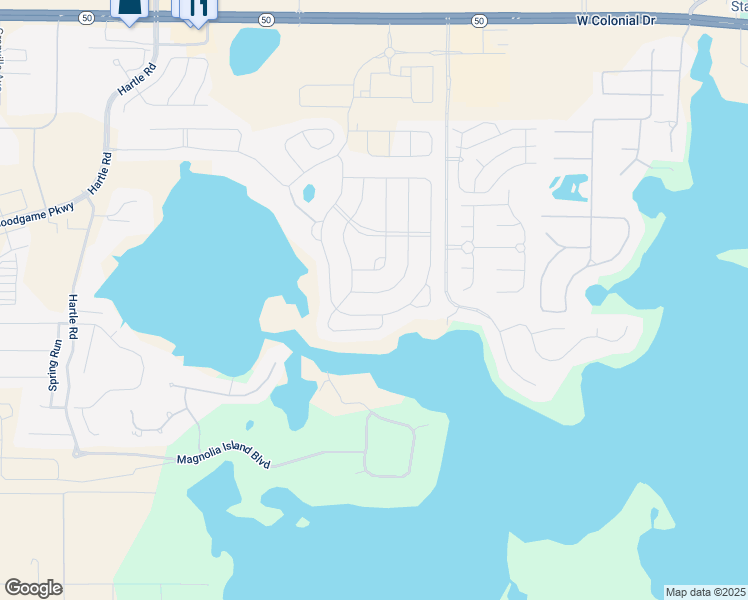 map of restaurants, bars, coffee shops, grocery stores, and more near 13140 Serene Valley Drive in Clermont