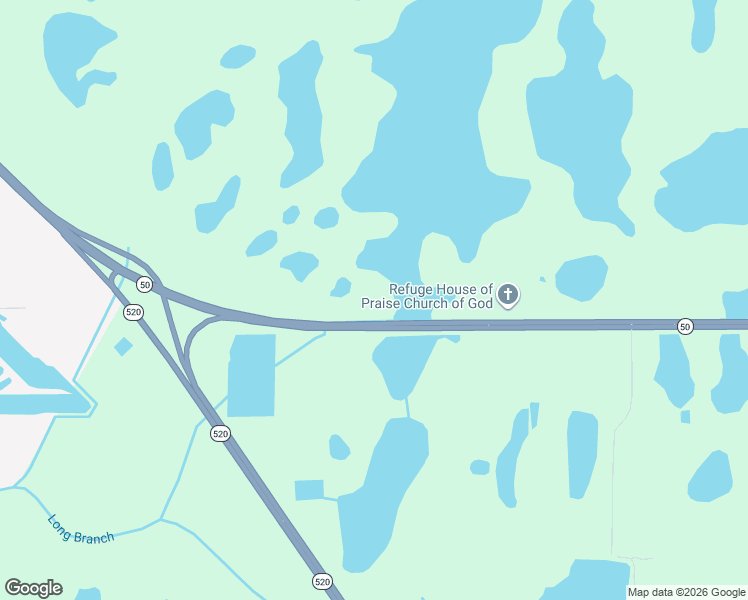 map of restaurants, bars, coffee shops, grocery stores, and more near 20503 East Colonial Drive in Christmas