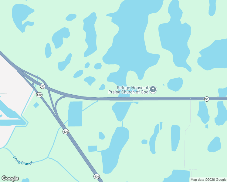 map of restaurants, bars, coffee shops, grocery stores, and more near 20505 East Colonial Drive in Christmas