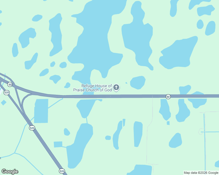 map of restaurants, bars, coffee shops, grocery stores, and more near 20801 East Colonial Drive in Christmas