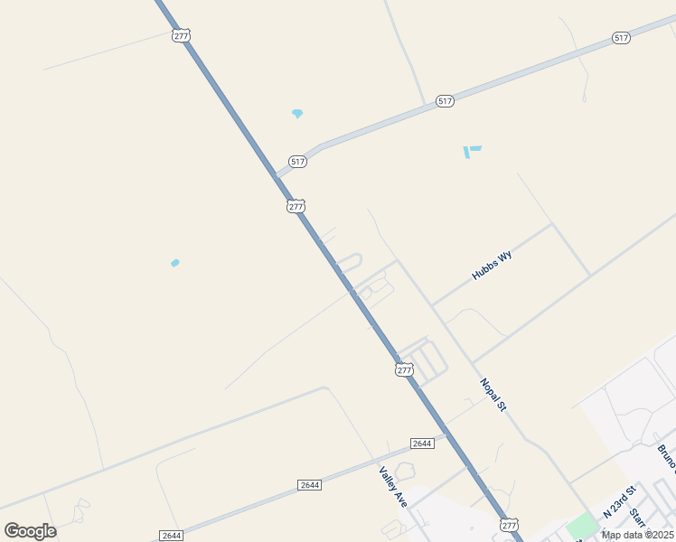 map of restaurants, bars, coffee shops, grocery stores, and more near U.S. 277 in Carrizo Springs