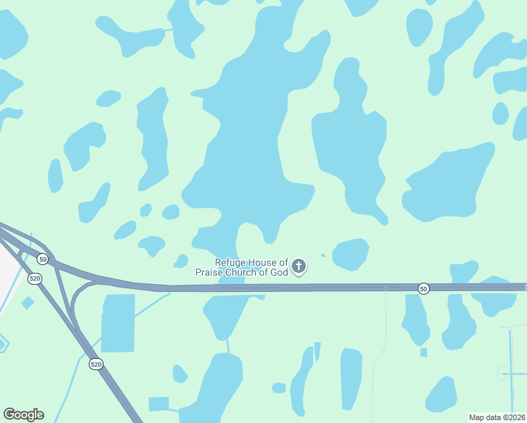 map of restaurants, bars, coffee shops, grocery stores, and more near 20743 East Colonial Drive in Christmas