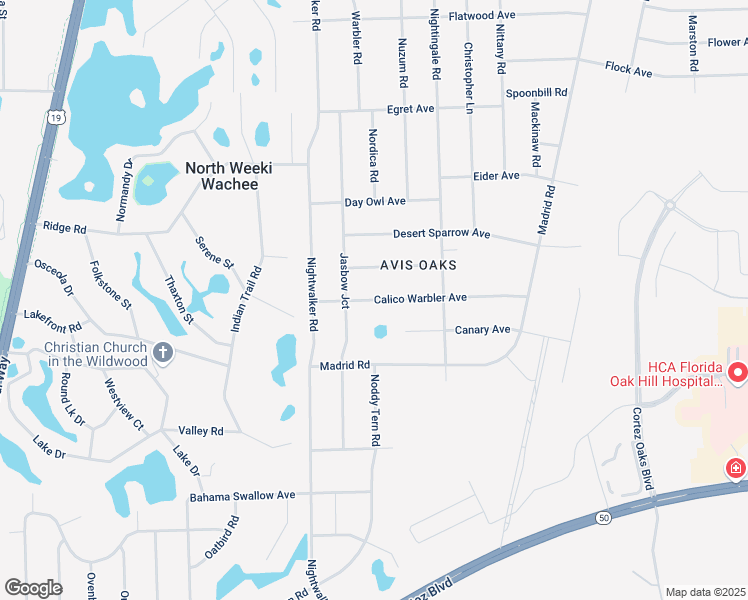map of restaurants, bars, coffee shops, grocery stores, and more near 7468 Jasbow Junction in Spring Hill