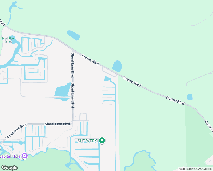 map of restaurants, bars, coffee shops, grocery stores, and more near 6416 Finance Avenue in Spring Hill