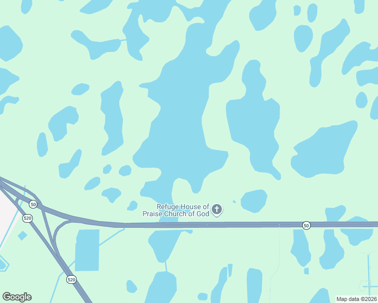 map of restaurants, bars, coffee shops, grocery stores, and more near East Colonial Drive in Christmas