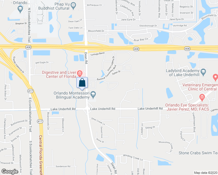 map of restaurants, bars, coffee shops, grocery stores, and more near in Alafaya
