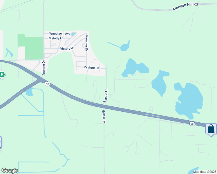 map of restaurants, bars, coffee shops, grocery stores, and more near 7484 Redbud Lane in Brooksville