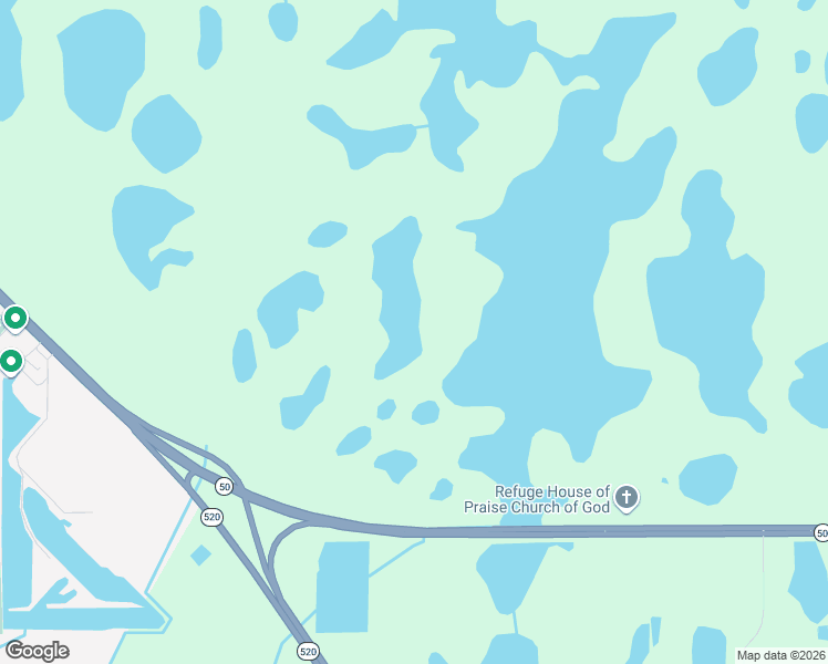 map of restaurants, bars, coffee shops, grocery stores, and more near East Colonial Drive in Christmas