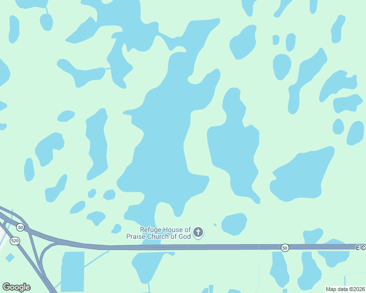 map of restaurants, bars, coffee shops, grocery stores, and more near East Colonial Drive in Christmas