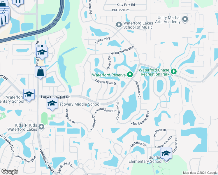 map of restaurants, bars, coffee shops, grocery stores, and more near 630 Riomar Avenue in Orlando