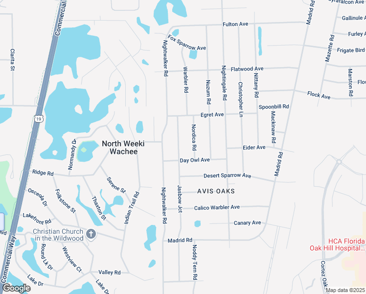 map of restaurants, bars, coffee shops, grocery stores, and more near 8120 Jasbow Junction in Spring Hill
