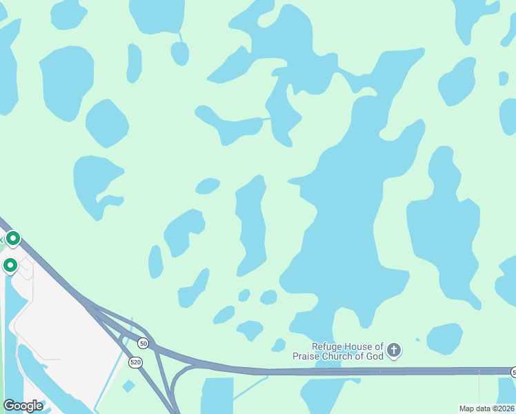 map of restaurants, bars, coffee shops, grocery stores, and more near East Colonial Drive in Christmas