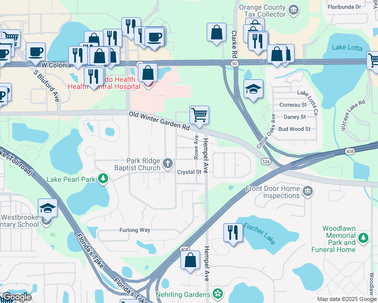 3686 Victor Street, Gotha FL Walk Score