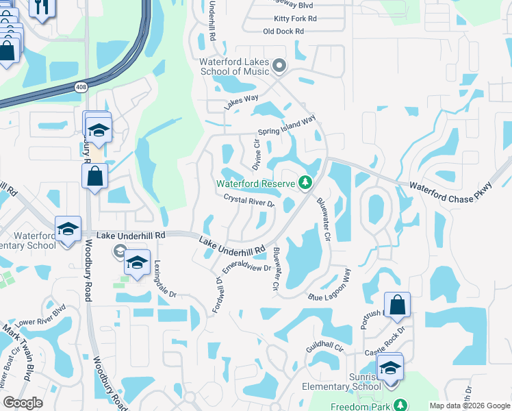 map of restaurants, bars, coffee shops, grocery stores, and more near 635 Riomar Avenue in Orlando