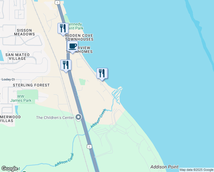 map of restaurants, bars, coffee shops, grocery stores, and more near 5429 Riveredge Drive in Titusville