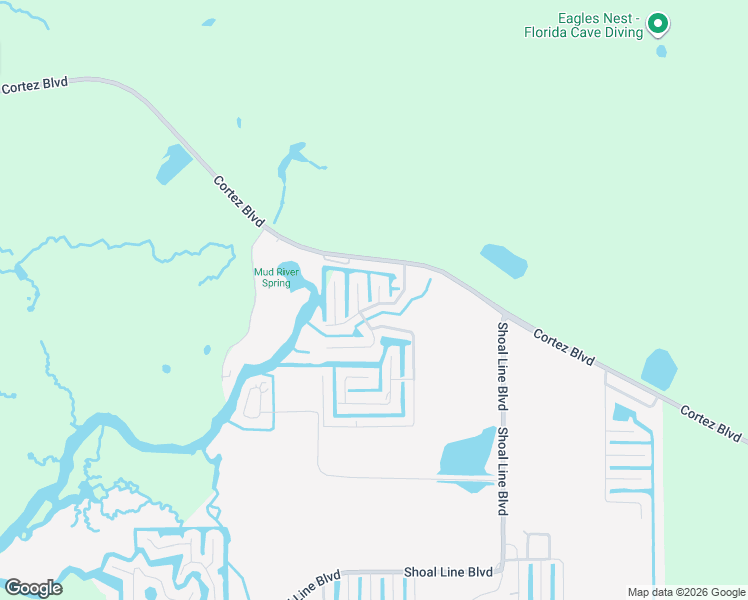 map of restaurants, bars, coffee shops, grocery stores, and more near 6046 Avenue of the Palms in Spring Hill
